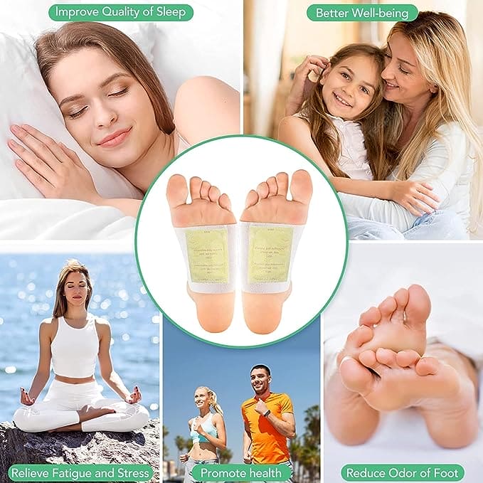 10 Pcs Foot Detox Patch, Detoxification Foot Sticker, Kinoki Detox Foot Patches 10 Pcs Foot Detox Patch, Detoxification Foot Sticker, Kinoki Detox Foot Patches